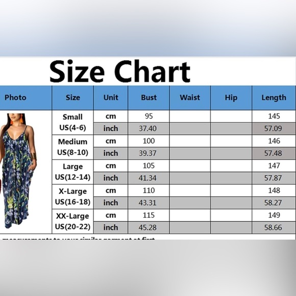 Floral Casual Loose Spaghetti Strap Plus Size Sundress w/ Pockets - Picture 8 of 8